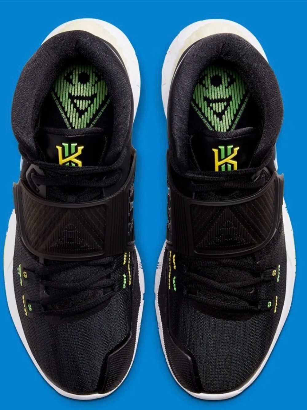 Nike Kyrie 6 Black and Green Basketball Sneakers